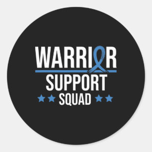 Warrior Support Squad Diabetes-Bewusstsein  Runder Aufkleber