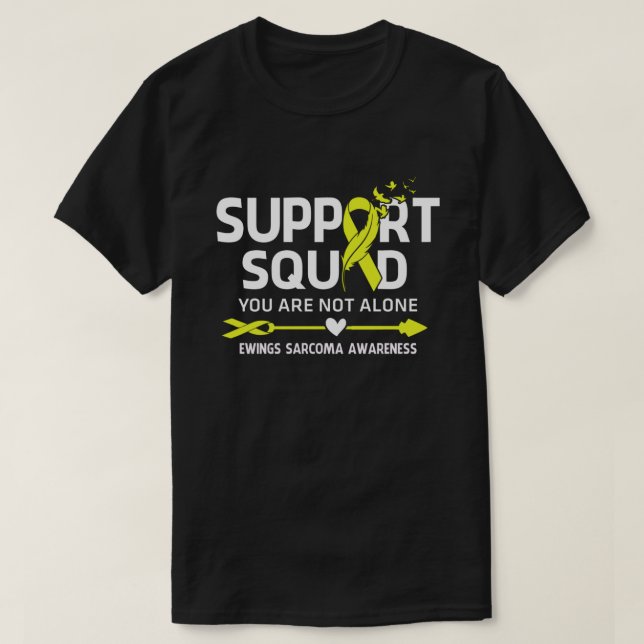 Warrior Support Squad Ewings Sarcoma Bewusstsein F T-Shirt (Design vorne)