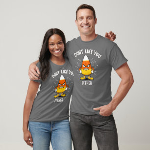 Warrior USA Angry Candy Corn T-Shirt I Don't Like