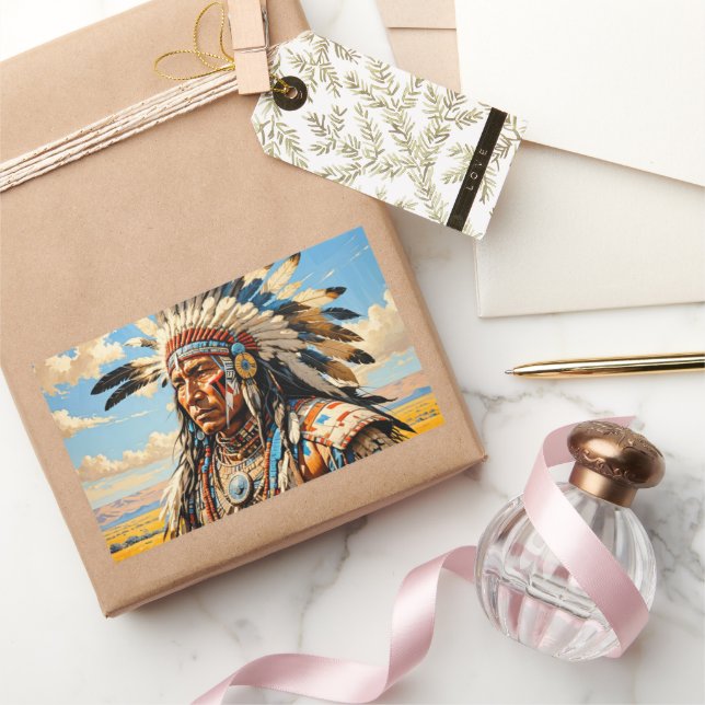 WARRIOREN 10 RECHTECKIGER AUFKLEBER (Schenken)