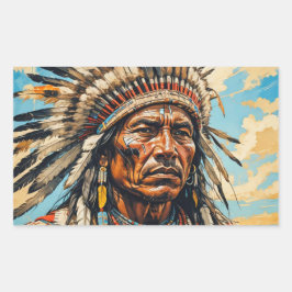 WARRIOREN 11 RECHTECKIGER AUFKLEBER