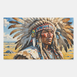 WARRIOREN 12 RECHTECKIGER AUFKLEBER