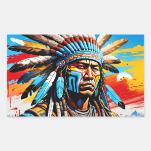 WARRIOREN 8 RECHTECKIGER AUFKLEBER