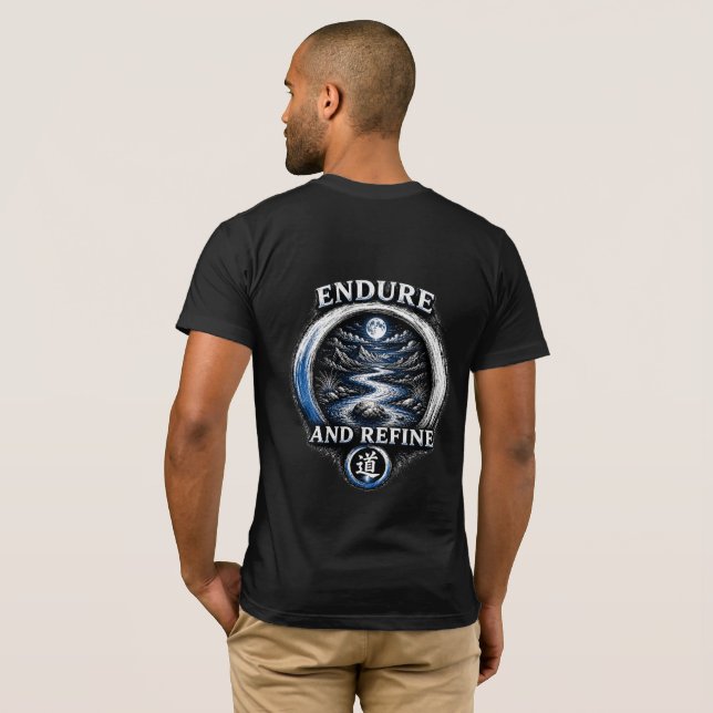 Warrior's Path Endure and Refine T-Shirt (Schwarz voll)
