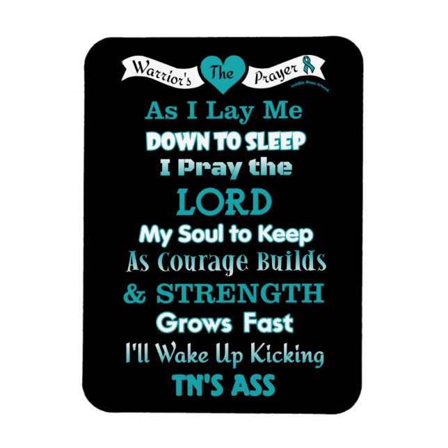 Warrior's Prayer...TN Magnet (Vertikal)