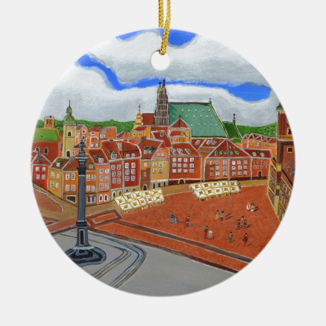 Warschau-Altstadt Keramik Ornament (Vorne)