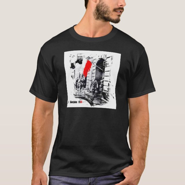 Warschau-Aufstieg 1944 Polen T-Shirt (Vorderseite)