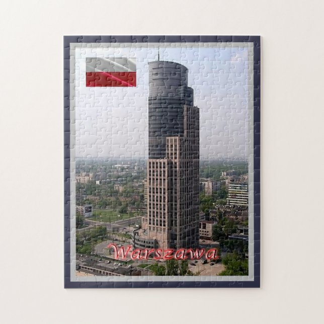Warschau - Handelsturm - Polen - Puzzle (Vertikal)