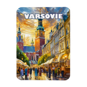 Warschau, in dem Kunst und Kultur eine große Rolle Magnet