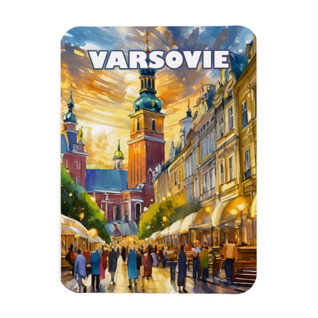 Warschau, in dem Kunst und Kultur eine große Rolle Magnet (Vertikal)