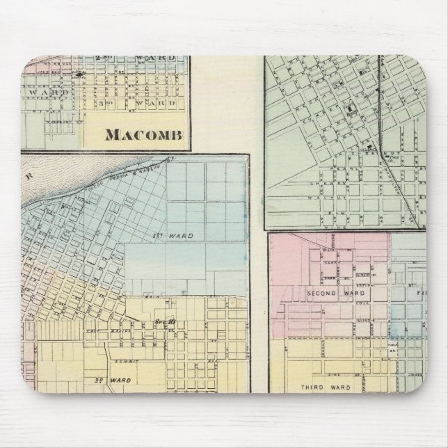 Warschau, Macomb, Marshall, Kanton Mousepad (Vorne)