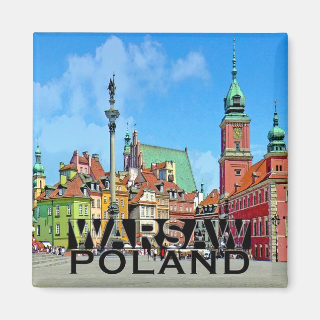 Warschau Magnet (Vorne)
