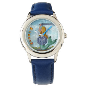 Warschau-Meerjungfrau - Uhr