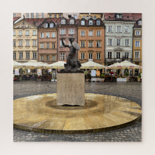 Warschau Mermaid Polen Altstadt Puzzle