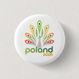 Warschau Polen 2026 Internationaler Konventions-Pi Button