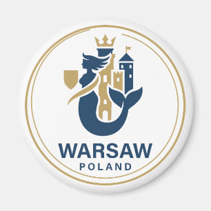 Warschau Polen Europa Magnet