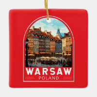 Warschau Polen Kunst Vintag