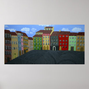 Warschau, Polen Poster