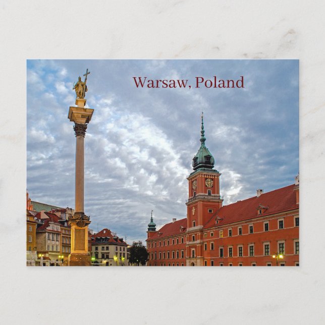 Warschau Polen Postkarte (Vorderseite)