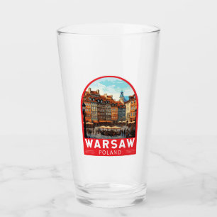 Warschau Polen Reise Kunst Vintage Glas