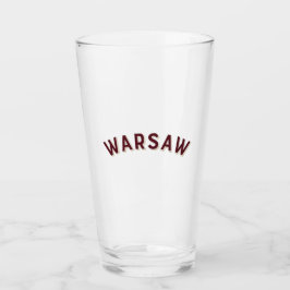 Warschau, Polen Vintag Arch Glas