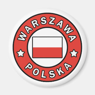 Warschau Polska Magnet