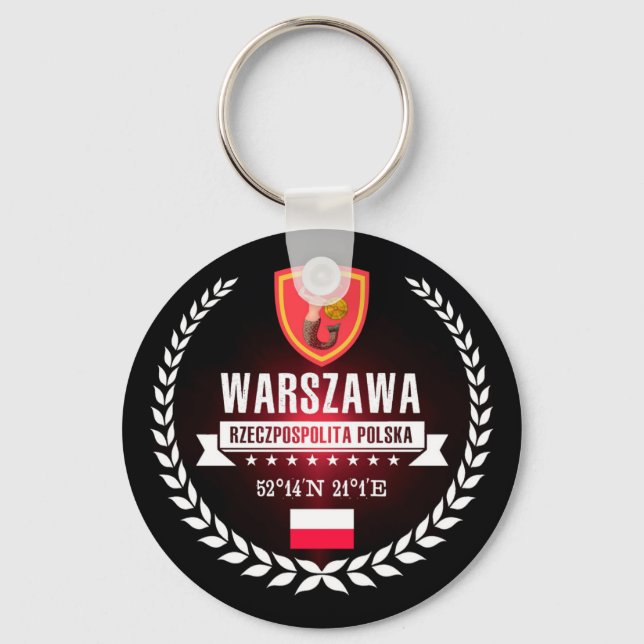 Warschau Schlüsselanhänger (Vorderseite)