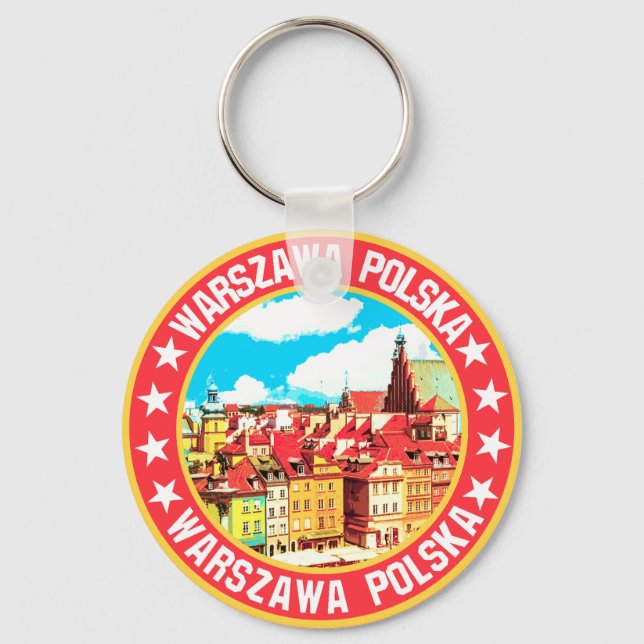 Warschau Schlüsselanhänger (Vorderseite)