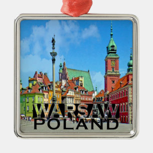Warschau Silbernes Ornament