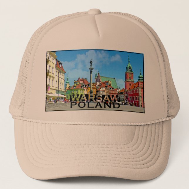 Warschau Truckerkappe (Vorderseite)
