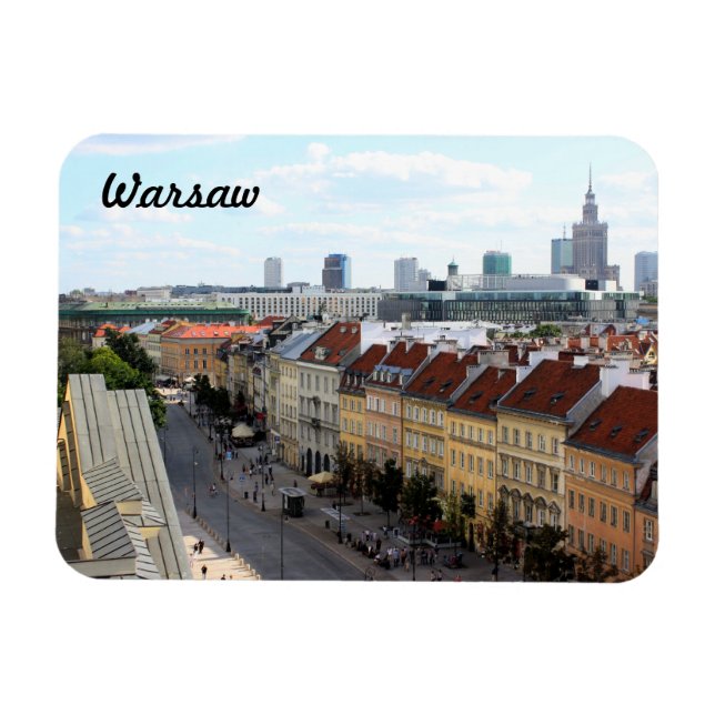 Warschauer Blick Magnet (Horizontal)