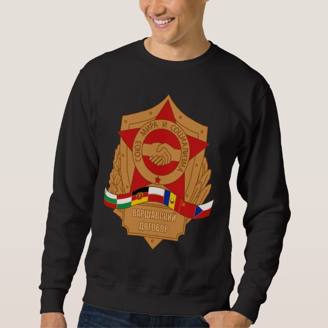 Warschauer Pakt, UdSSR, sozialistischer Ostblock Sweatshirt (Vorderseite)