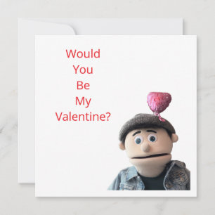 Wärst du mein Valentinstag? Feiertagskarte