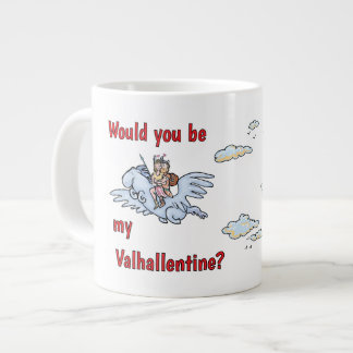 Wärst du mein Valhallentin? Jumbo-Tasse