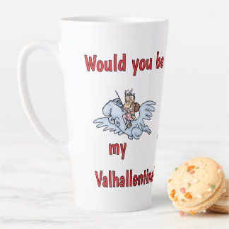 Wärst du mein Valhallentin? Milchtasse