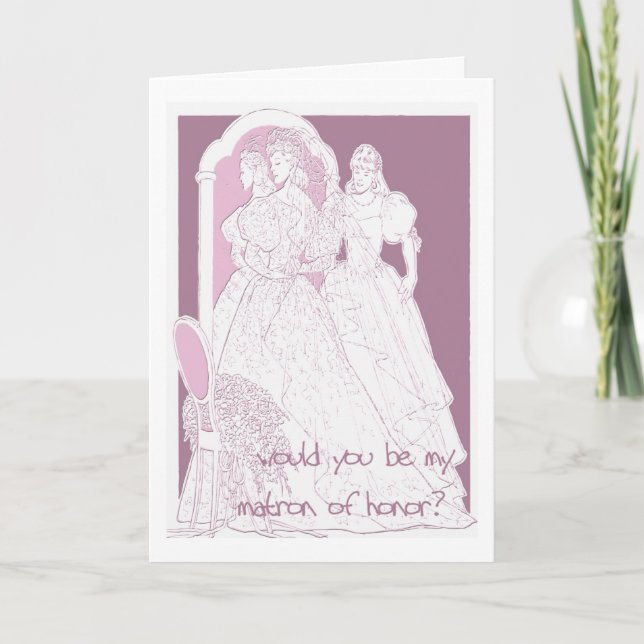 Wärst du meine Ehrenleiterin? Einladung (Vorderseite)