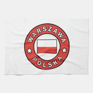 Warszawa Polska Geschirrtuch