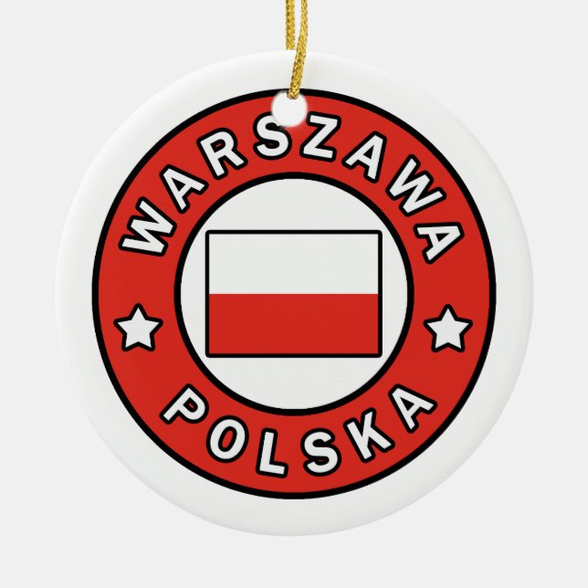 Warszawa Polska Keramik Ornament (Vorne)