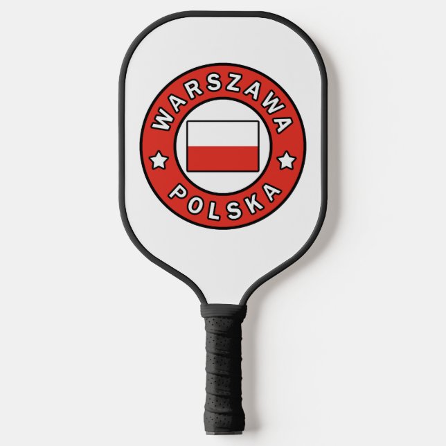 Warszawa Polska Pickleball Schläger (Vorderseite)