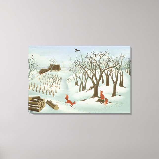 Wart für bessere Zeiten 1980 Leinwanddruck (Vorderseite)