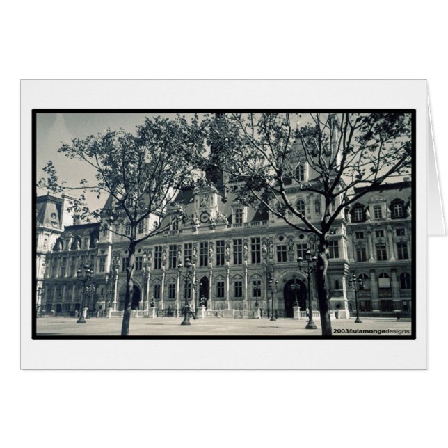 Wart für dich... im Hôtel de Ville (Vorderseite (Horizontal))
