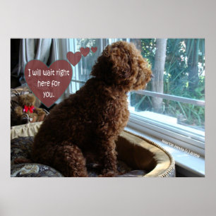 Wart für Ihr Poster