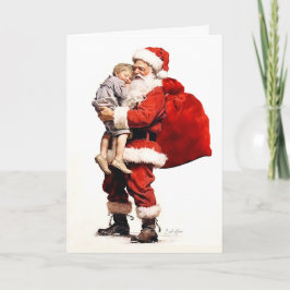 Wart für Santa Karte