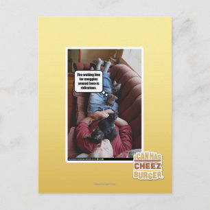 Wart für Schnecken Postkarte