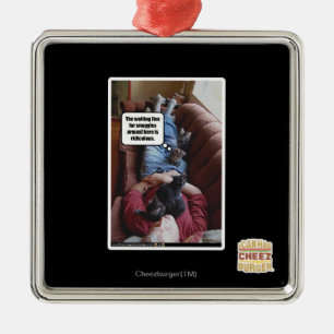 Wart für Schnecken Silbernes Ornament