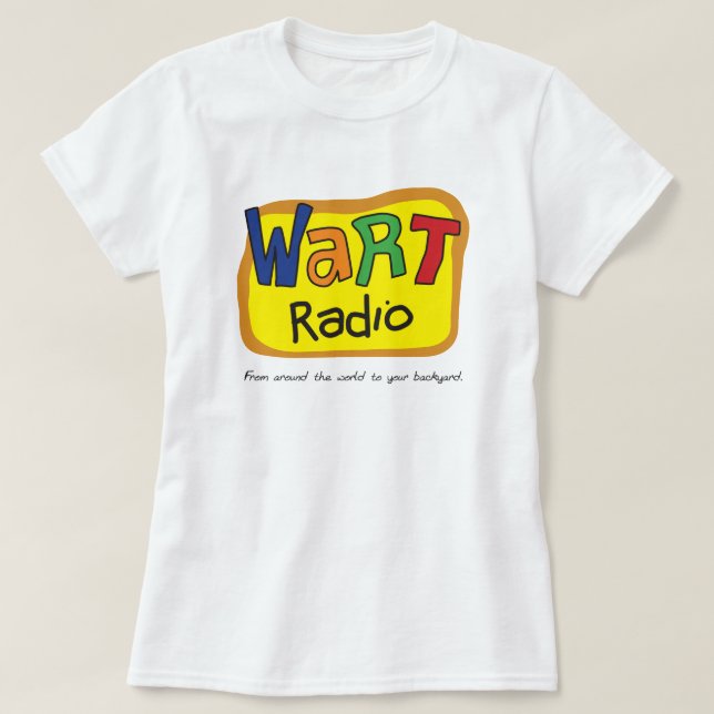 WART Radio Fiction Retro Station T-Shirt (Design vorne)