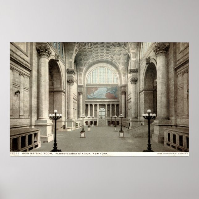 Wart Room, Pennsylvania Station NY 1913 Vintag Poster (Vorne)