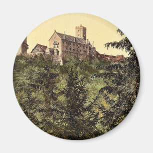 Wartburg, von der Eisenacher Burg, Thüringen, Deut Magnet