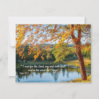 Warte auf den Herrn, Hoffnung in Seinem Wort Karte