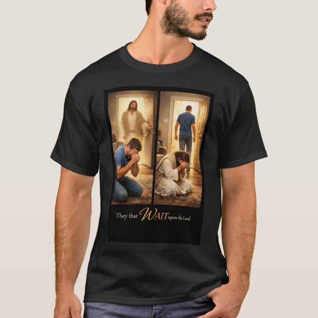 Warte auf den Herrn T-Shirt (Vorderseite)